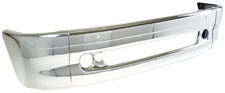 chrome laminated plastic in its finished form--a bumper